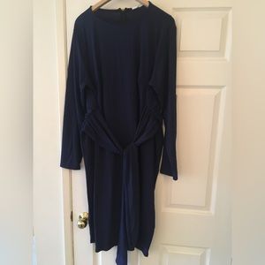 ***SOLD***. Sz 18/20 navy dress